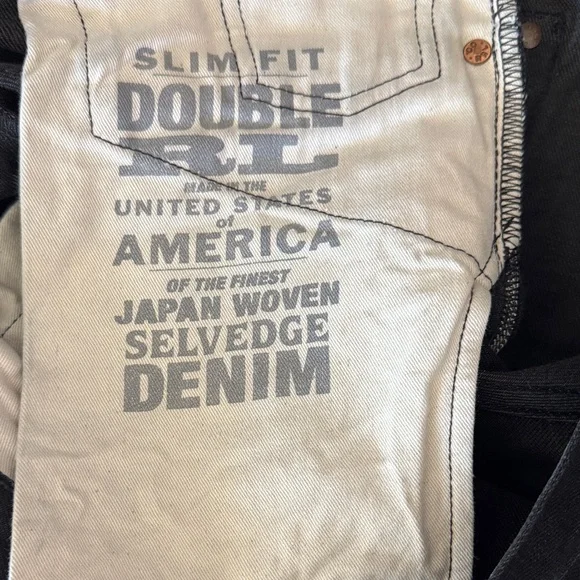 Ralph Lauren Double RL Men's Dark Jeans made in USA